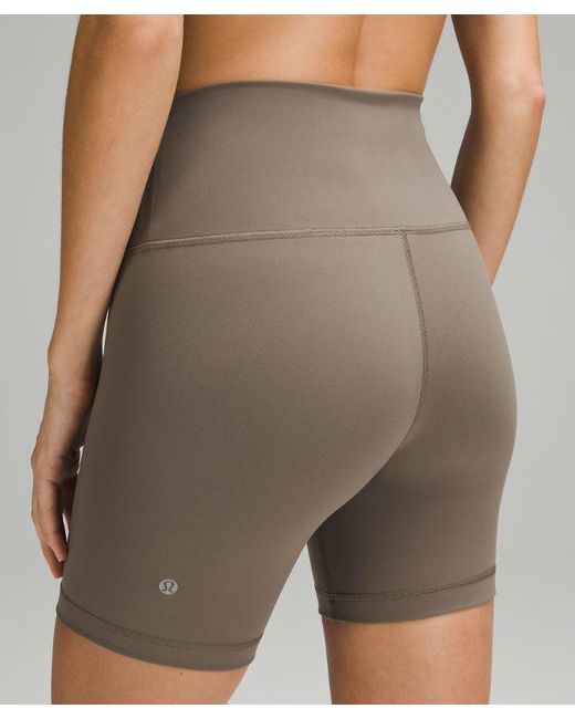 lululemon athletica Green Wunder Train High-rise Shorts - 6" - Color Brown - Size 0