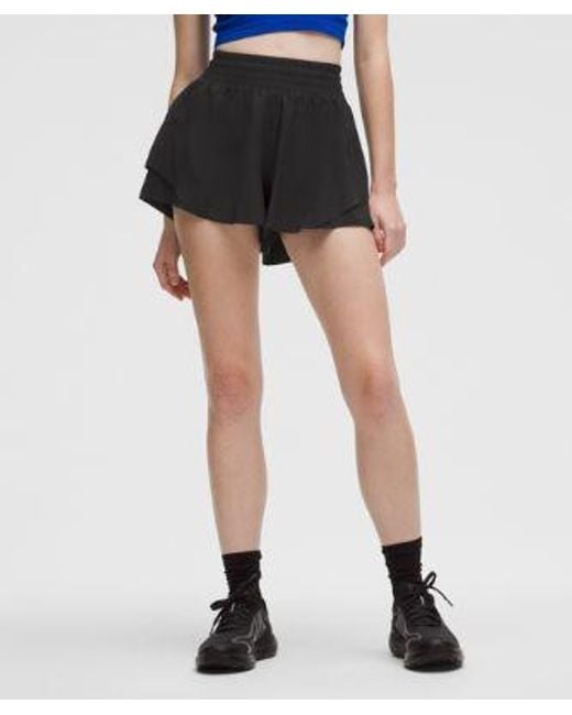 lululemon athletica Black Shake It Out High-Rise Running Short 2.5"