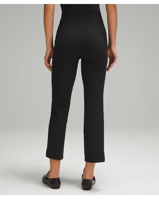 lululemon athletica Smooth Fit Pull-on High-rise Cropped Pants - Color Black - Size 0