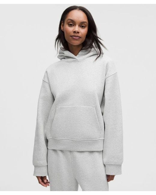 lululemon athletica Gray Steady State Superloft Hoodie
