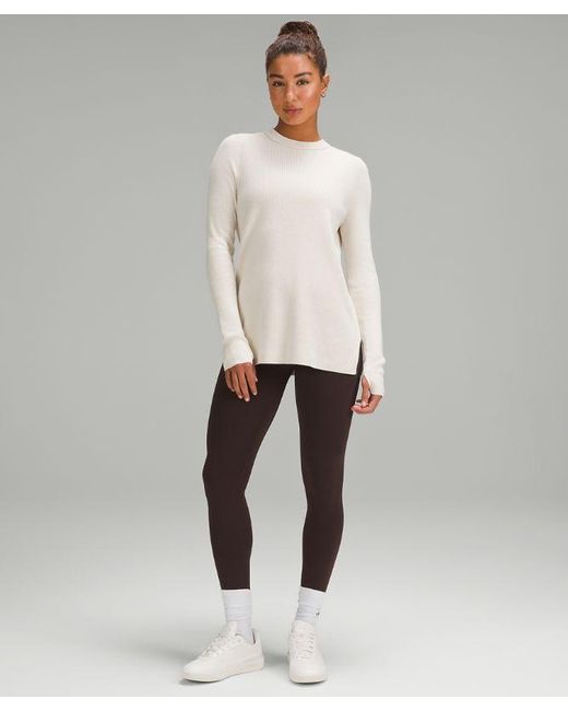 lululemon athletica Natural Take It All In Cotton-blend Sweater