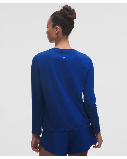 lululemon athletica Blue Swiftly Relaxed Long-Sleeve Shirt