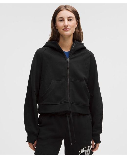 lululemon athletica Black Scuba Oversized Full-Zip Hoodie