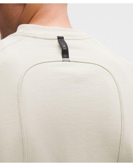 lululemon athletica Natural – Organic Cotton Transformable Crew Sweatshirt Slnsh Collection – Color Khaki – Size Large for men
