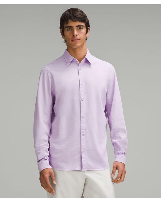 lululemon athletica Purple – Commission Long-Sleeve Shirt Wash – – for men