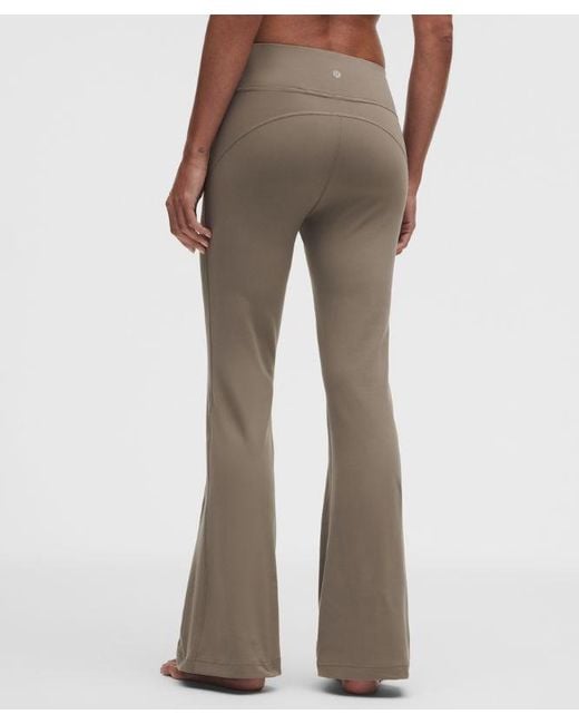 lululemon athletica Natural – Groove Nulu High-Rise Flared Pants Short – – Size 4