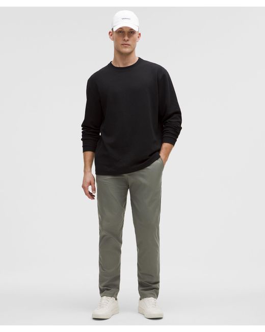 lululemon athletica Black Abc Classic-Fit Trouser 34L for men