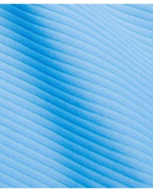 lululemon athletica Blue – All-Time Hero Ribbed Sports Bra Medium Support, B/C Cup – – Size Large
