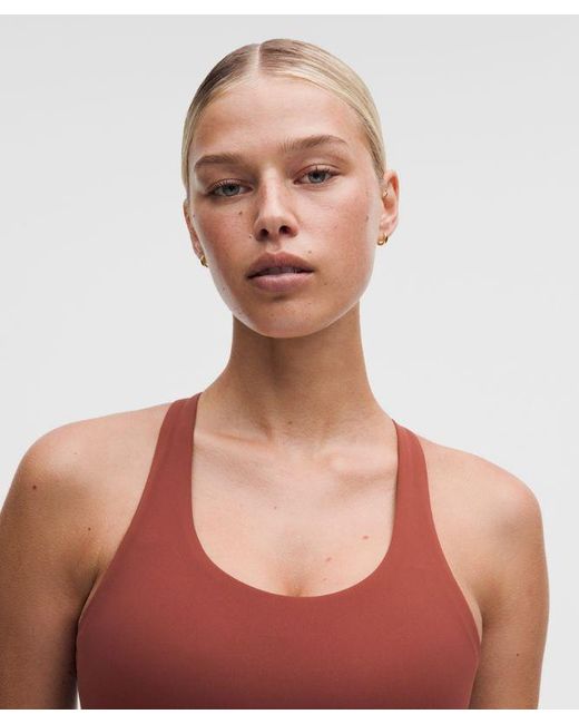 lululemon athletica Red – Energy Sports Bra High Support, B–G Cups – – Size 8