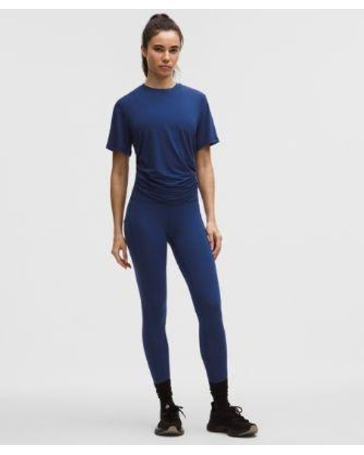 lululemon athletica Blue Wunder Train High-Rise Tight With Pockets 25"