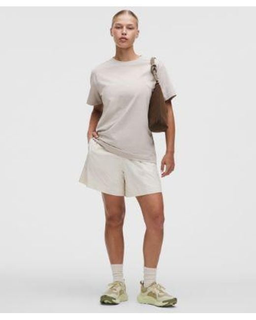 lululemon athletica White All Yours Organic Cotton Crewneck T-Shirt