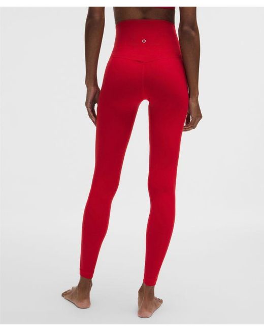 lululemon athletica Red – Align Super-High-Rise Pants – 28" – /Neon – Size 4