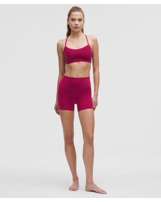 lululemon athletica Purple Align High-Rise Short 4"