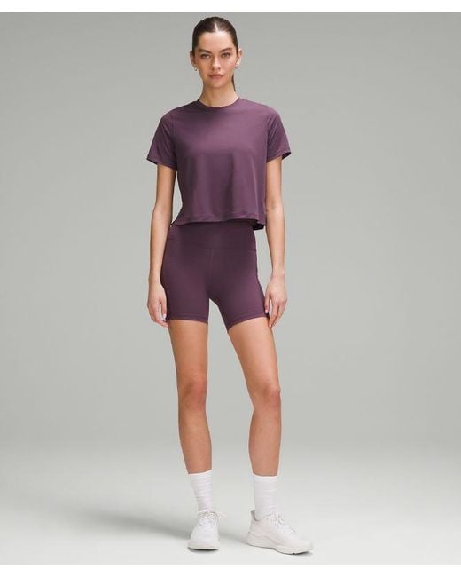 lululemon athletica Purple Ultralight Waist-length T-shirt