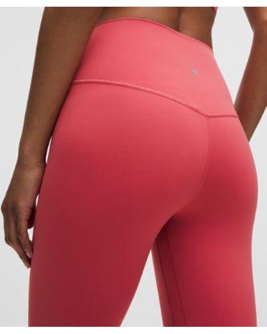 lululemon athletica Red Align High-Rise Pant 25"