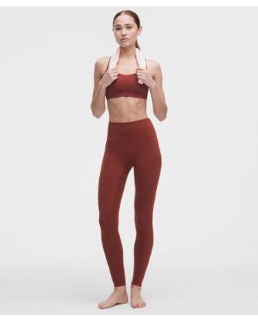 lululemon athletica Red Align No Line High-Rise Pant 28"