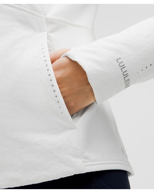 lululemon athletica White Another Mile Jacket