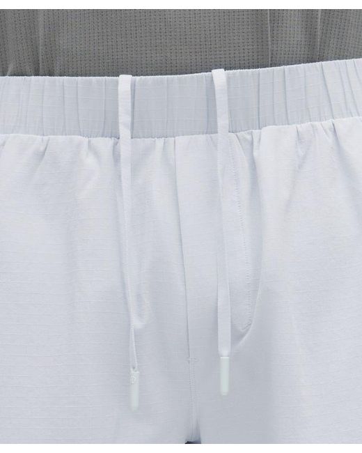 lululemon athletica Gray – Mile Maker Lined Shorts – 6" – – Size Large for men