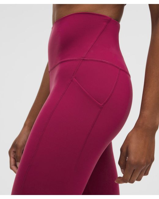 lululemon athletica Red Align High-Rise Pant With Pockets 25"