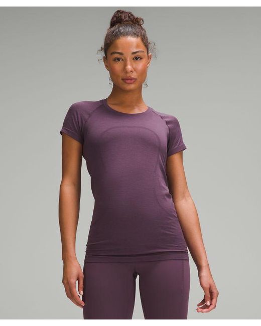 lululemon athletica Purple Swiftly Tech Short-sleeve Shirt 2.0
