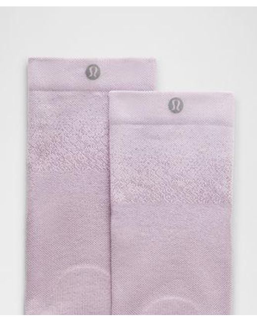 lululemon athletica Purple – Power Stride Crew Socks Ombre – /Pastel – Size Large