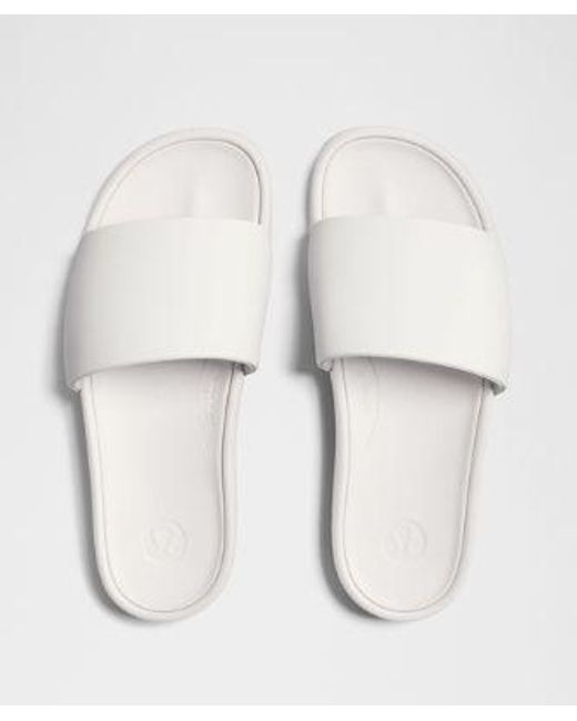 lululemon athletica White Restfeel Slide