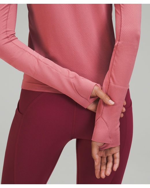 lululemon athletica Red Swiftly Tech Long-Sleeve Shirt 2
