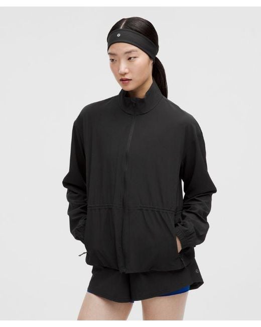 lululemon athletica Black Uv-Protective Cinch-Waist Running Jacket