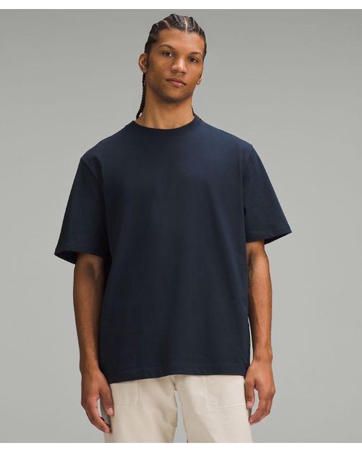 lululemon athletica Blue – 'Heavyweight Jersey T-Shirt – – for men