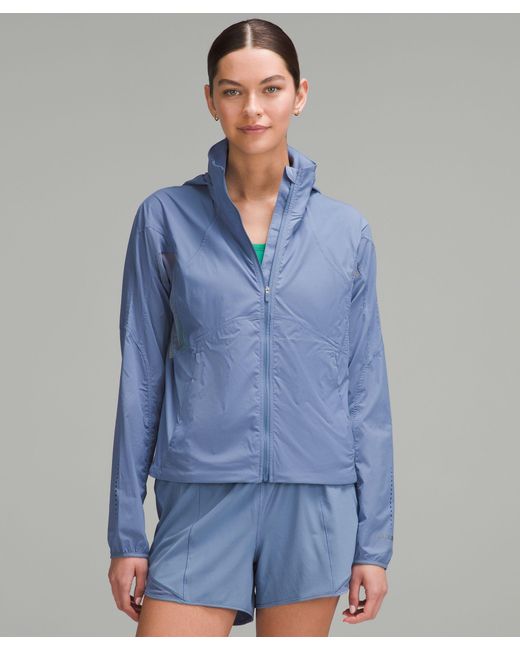lululemon athletica Blue – Classic-Fit Ventilated Running Jacket – –