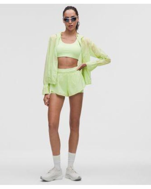 lululemon athletica Green – Nulux Strappy-Back Sports Bra Medium Support, B/C Cup – – Size 6