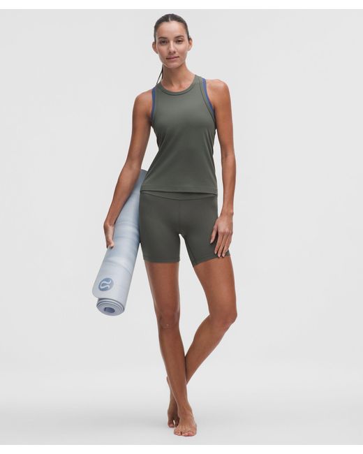 lululemon athletica Green Align Waist-Length Racerback Tank Top