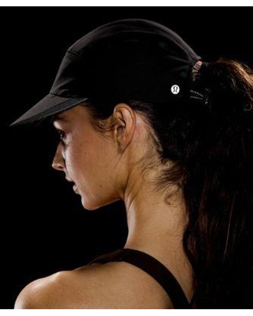 lululemon athletica Black – Mesh Panelled Running Hat – – Size Large/Xl