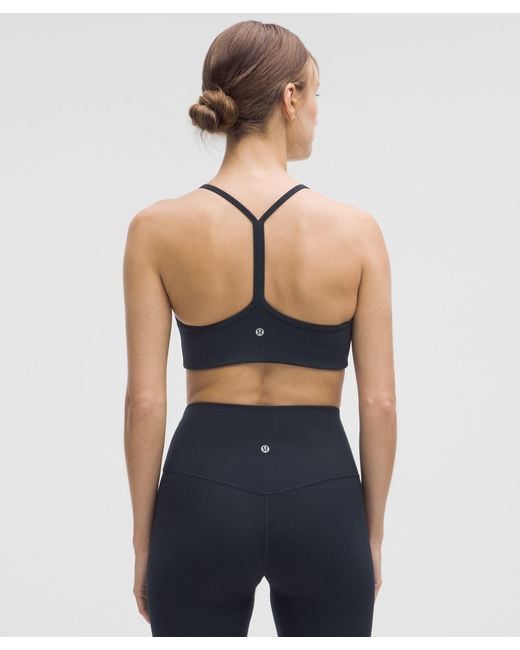 lululemon athletica Blue Flow Y Bra Light Support, A/B Cup