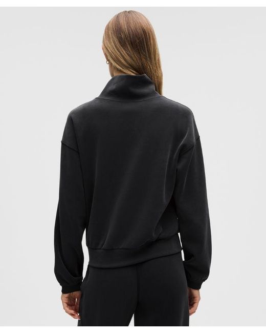 lululemon athletica Black – Brushed Softstreme Funnel Neck – – Size Medium