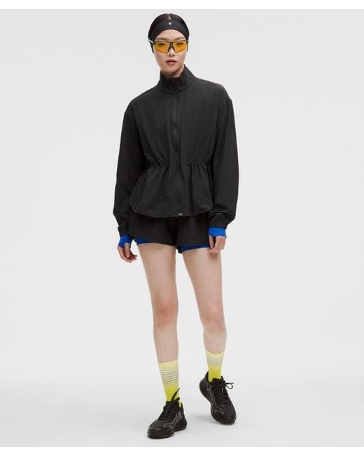 lululemon athletica Black Uv-Protective Cinch-Waist Running Jacket