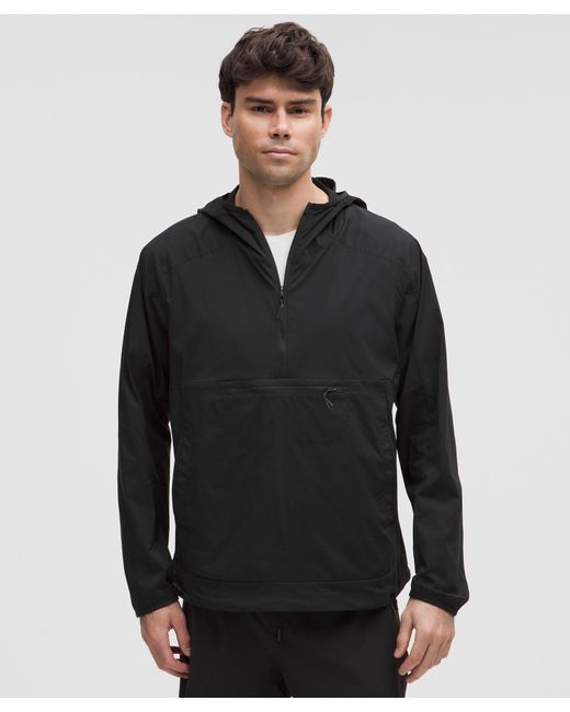 lululemon athletica Black Multi-Pocket Running Anorak for men