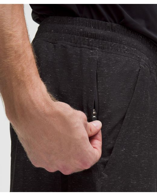 lululemon athletica Black Pace Breaker Linerless Short 9" for men