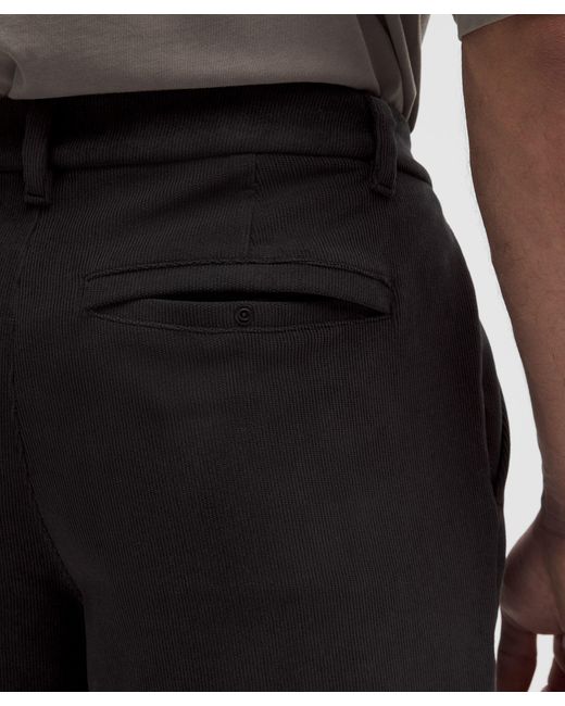 lululemon athletica Black Abc Classic-Fit Trouser 32L for men