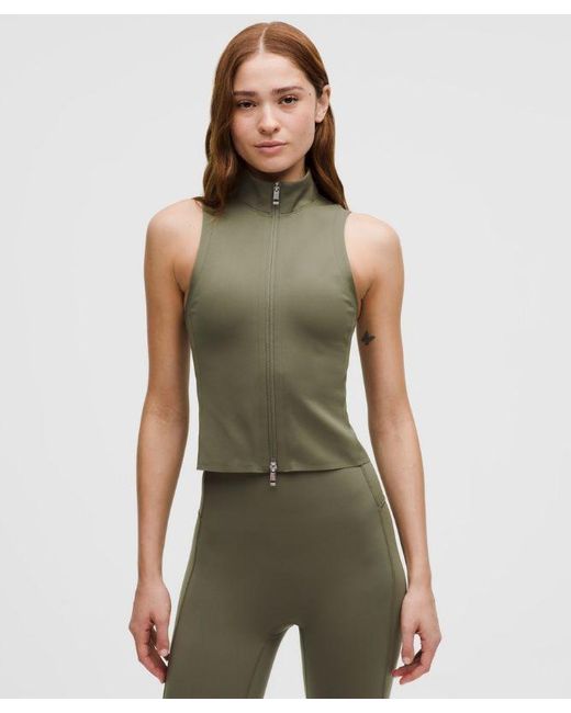 lululemon athletica Green – Santa Monica Zip-Front Tank Top Erewhon – –