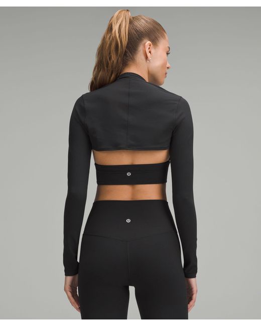 レア 廃盤 新品★lululemon Nulu Long Yoga Shrug lululemon – Nulu Long-Sleeve Yoga Shrug – – Size 18 in Black