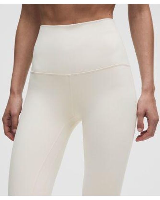lululemon athletica White – Align Super-High-Rise Pants – 28" – – Size 4