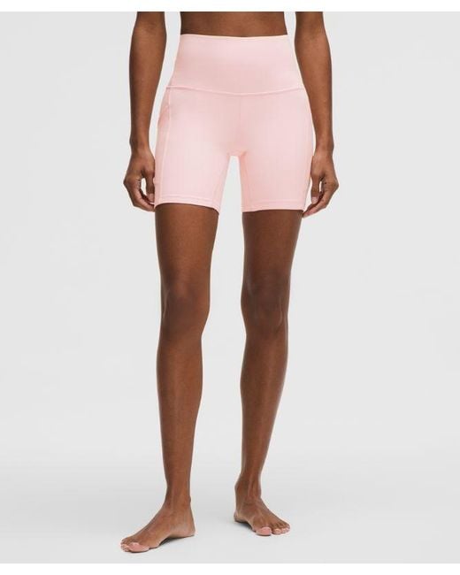 lululemon athletica Pink – Align High-Rise Shorts With Pockets – 6" – – Size 14