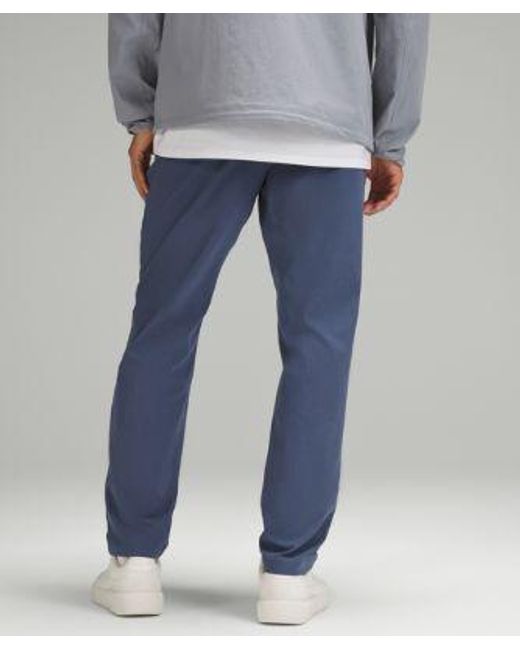 lululemon athletica Blue – Abc Classic-Fit Trousers 34"L – – for men