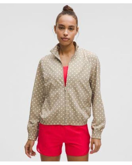 lululemon athletica Red Adapted State Track Jacket