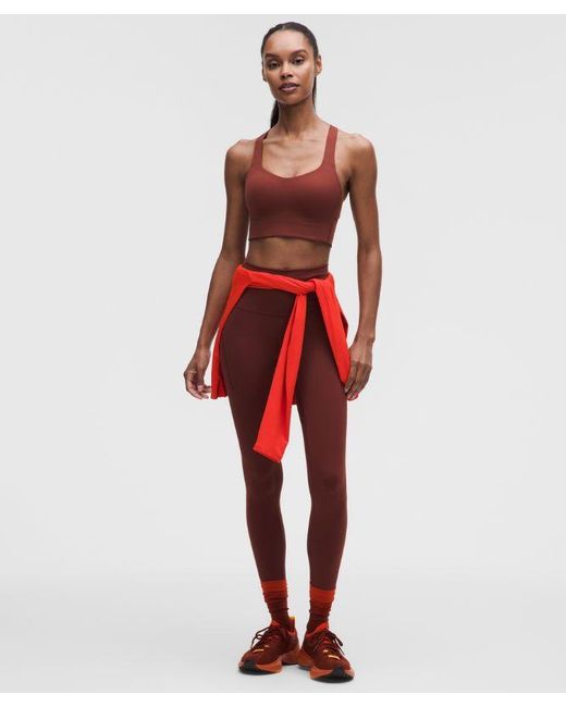 lululemon athletica Red – Like A Cloud Train Sports Bra Medium Support, B/C Cup – – Size 16