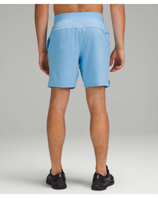 lululemon athletica T. H.e. Linerless Shorts - 7" - Color Blue - Size L for men