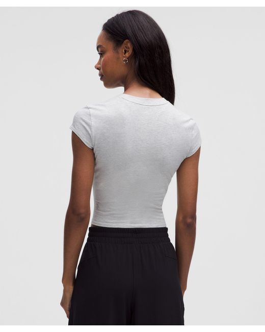 lululemon athletica White Organic Cotton Baby Tee