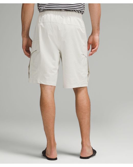 lululemon athletica Natural Stretch Cotton Versatwill Cargo Pocket Shorts 10" for men