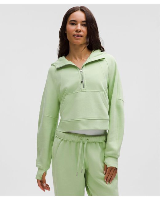 lululemon athletica Green Scuba Oversized Half-Zip Hoodie